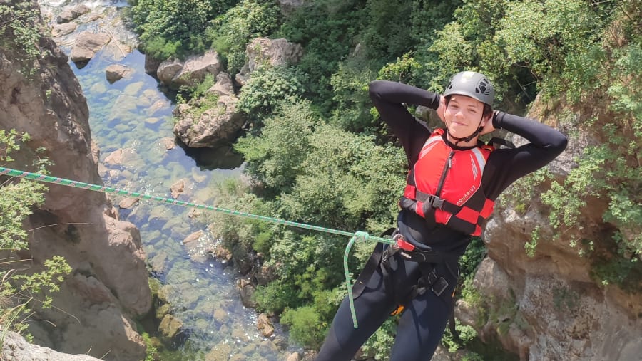 Canyoning on the Cetina River