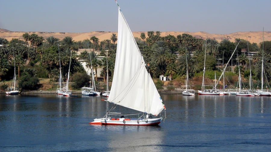 Felucca ride in Luxor River Nile