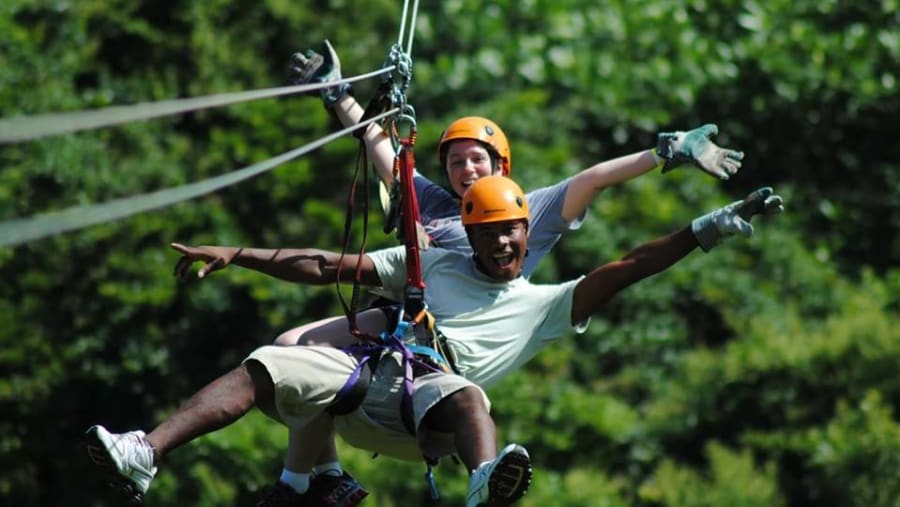 Ziplining