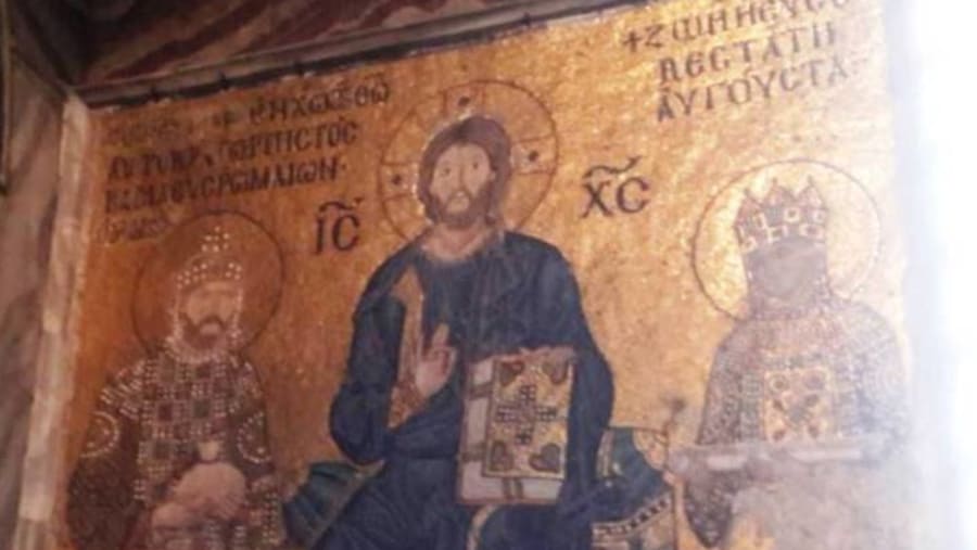 Deesis Mosaic in Hagia Sophia