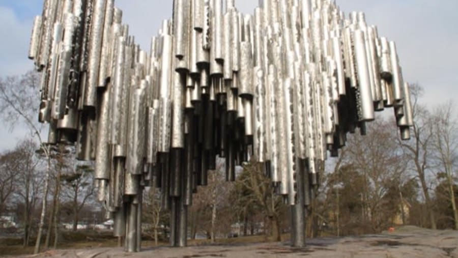 Admire the Sibelius Monument