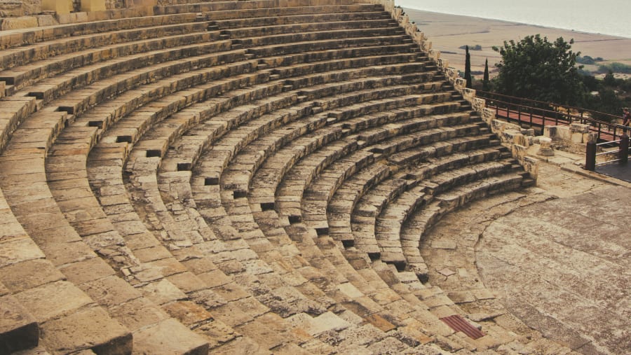 Tour the Kourion archaeological site