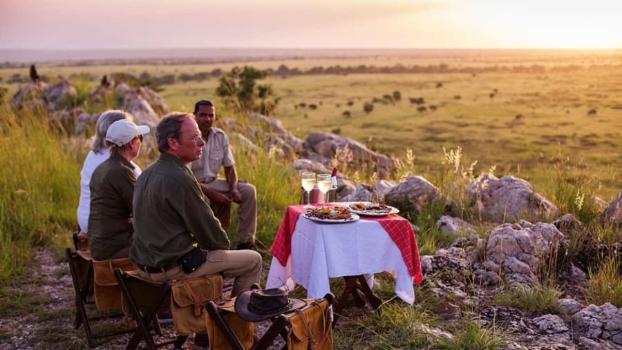 Game viewing from  Elewana Tarangire Treetops