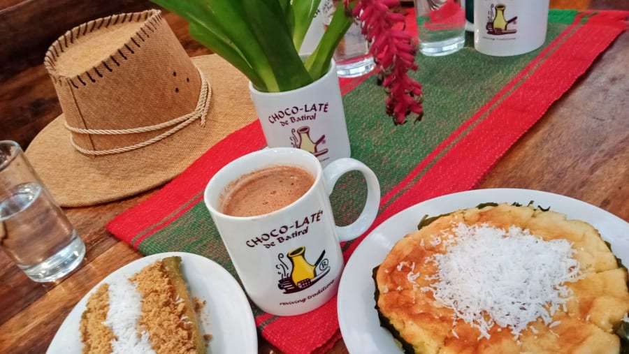 Choco-late de batirol breakfast