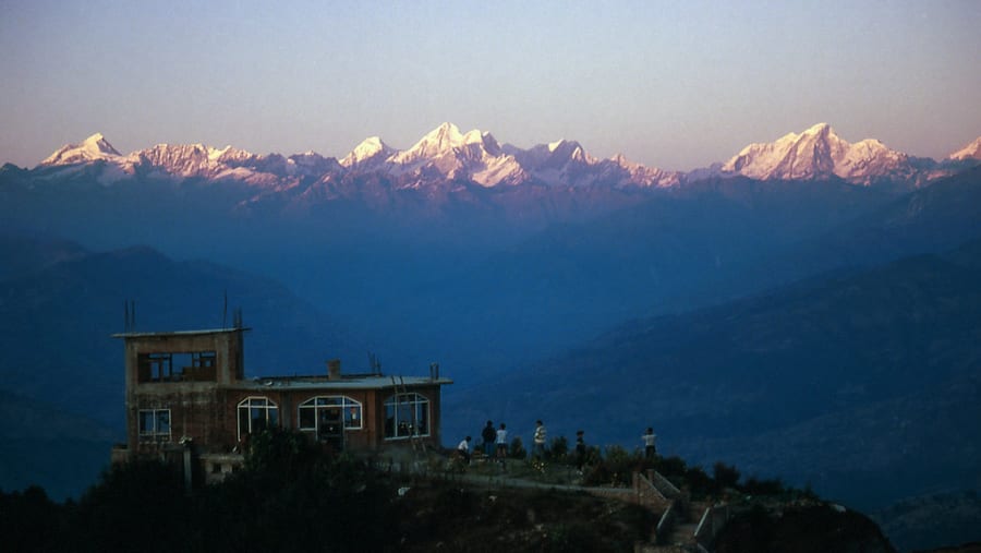 Sunset at Nagarkot, Nepal