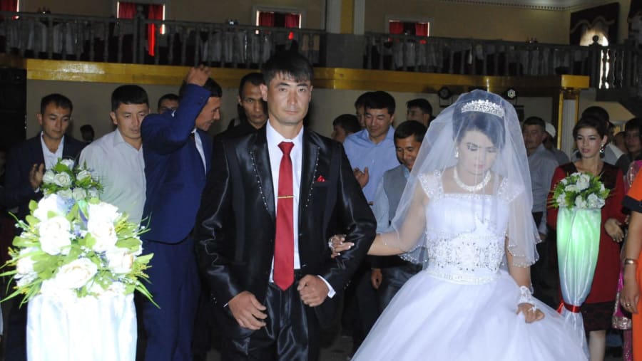 Uzbek wedding ceremony