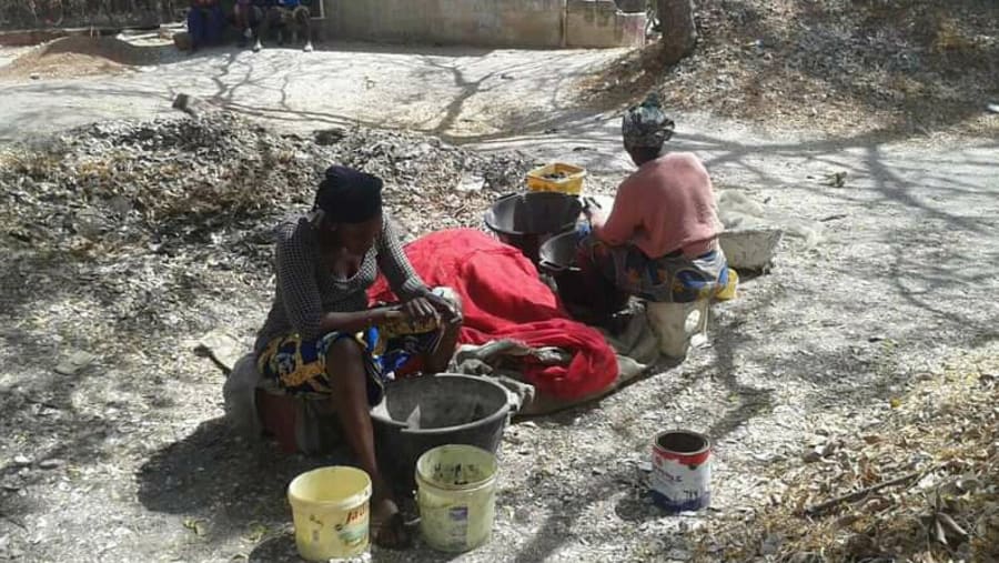 Local women Oyster harvesters