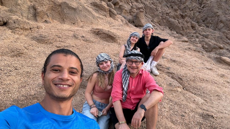 Happy Tourists