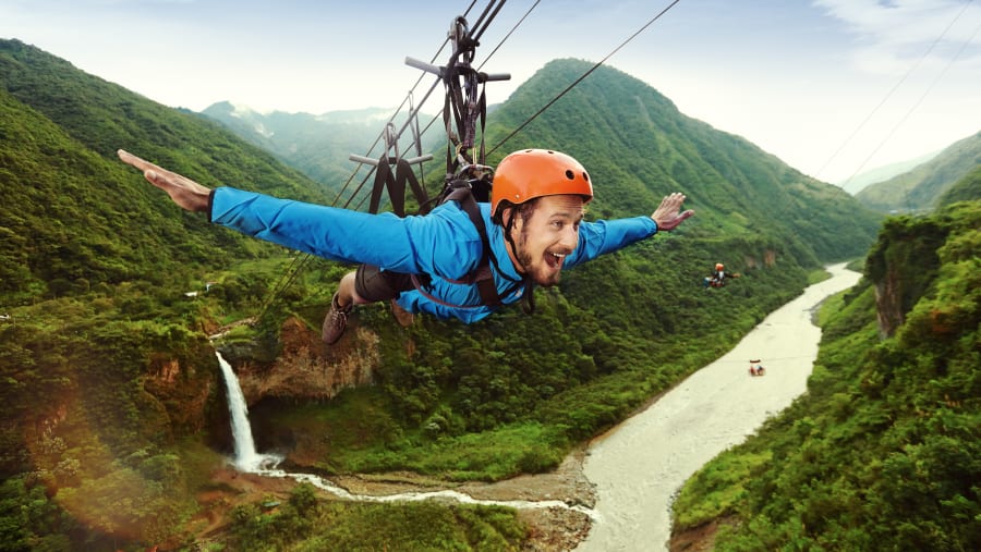 Ziplining