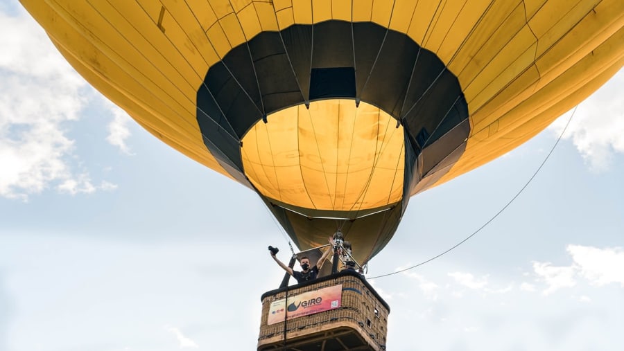 Hot air balloon ride