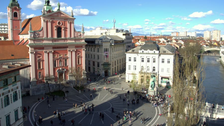 Start your tour from Prešeren Square