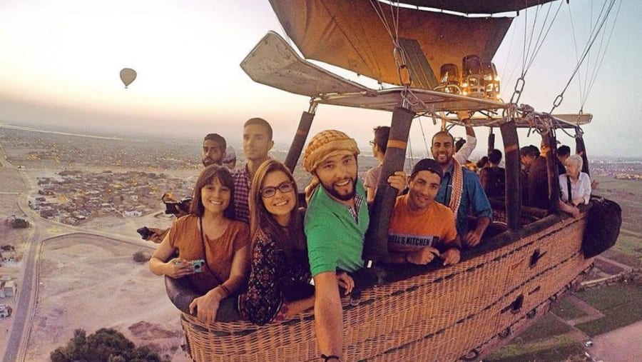 Enjoy your balloon ride over Luxor