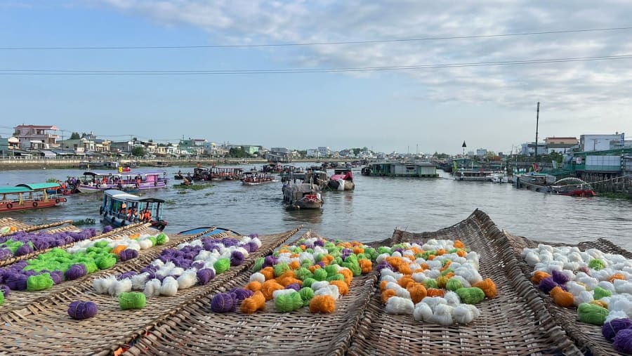 Cai Rang Famous Floating Market in Can Tho