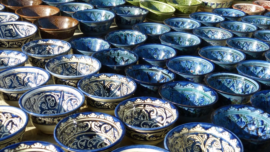 Blue Pottery