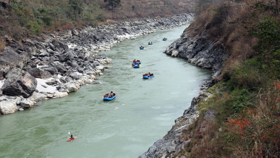View the Beautiful Trishuli river