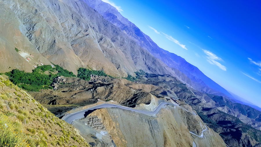 En route to High Atlas Mountain