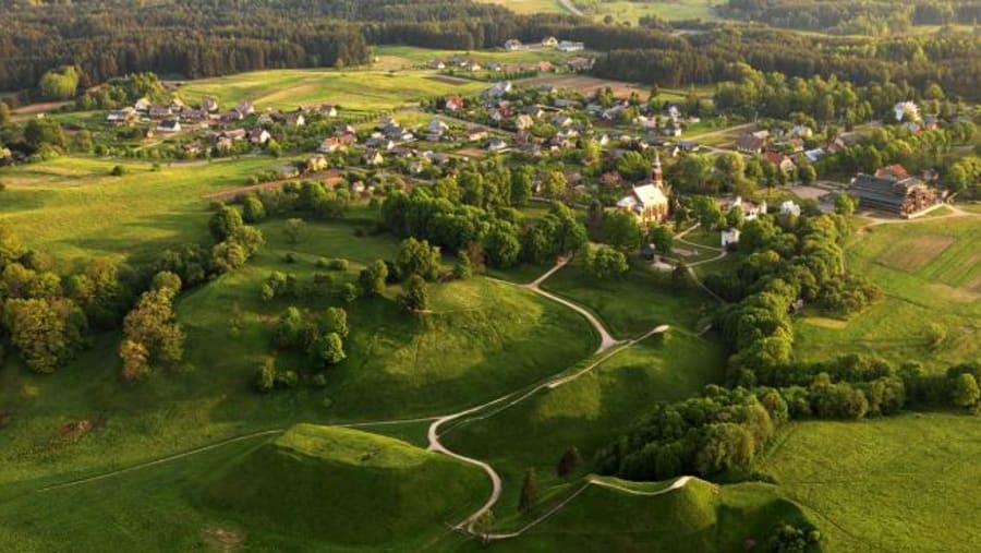 Kernave Town In Lithuania