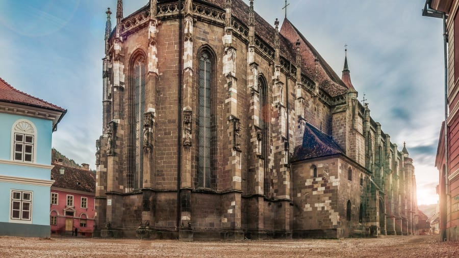 The Black Church in Brasov, Romania