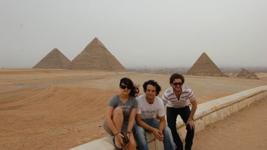 Giza Pyramids In Egypt