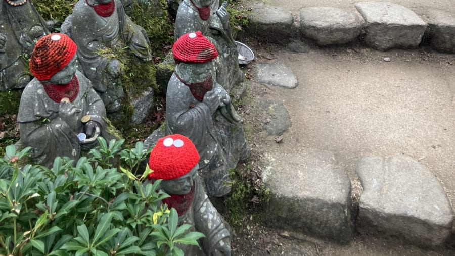 Jizo statues