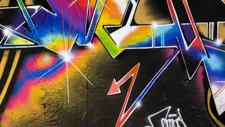 Graffiti inspired fashion shoot in Woodstock