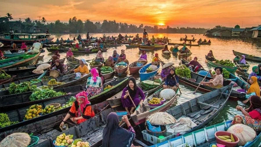 Lok Baintan Floating Market