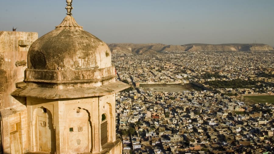 A Jaipur City View from Amer Fort