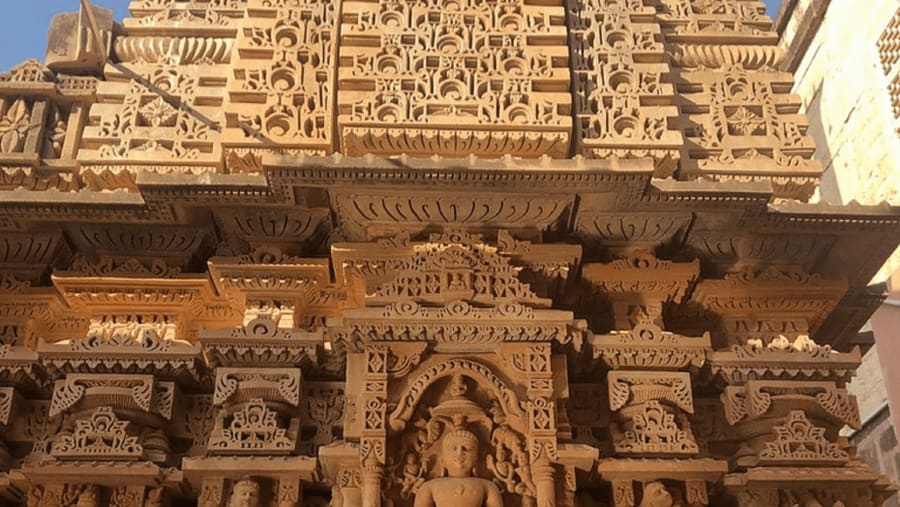 Out side part of Osian Temple