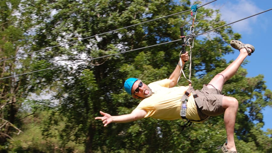 Ziplining