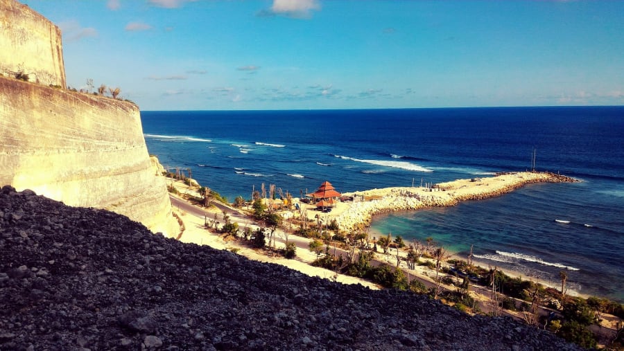 Explore the Melasti beach