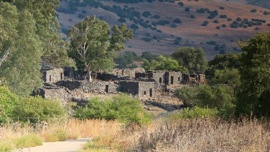 Ruins at the Golan Heights