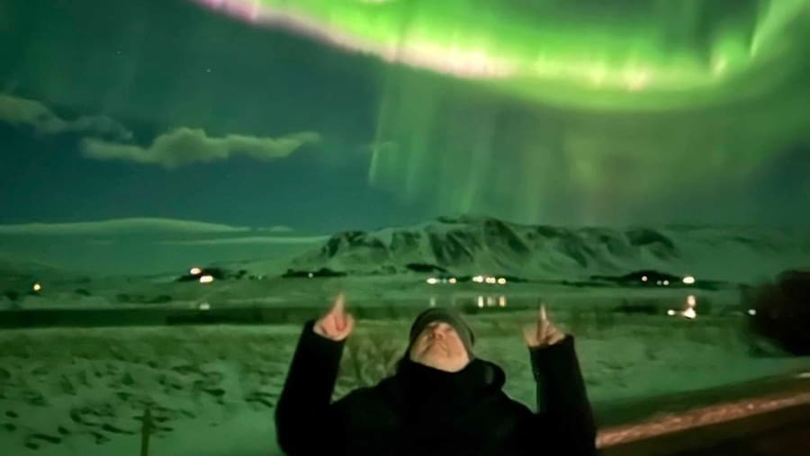 Northern Lights in Reykjavik
