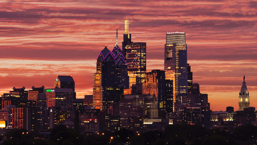 Philly skyline