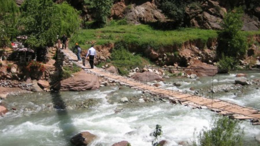 cross the bridge