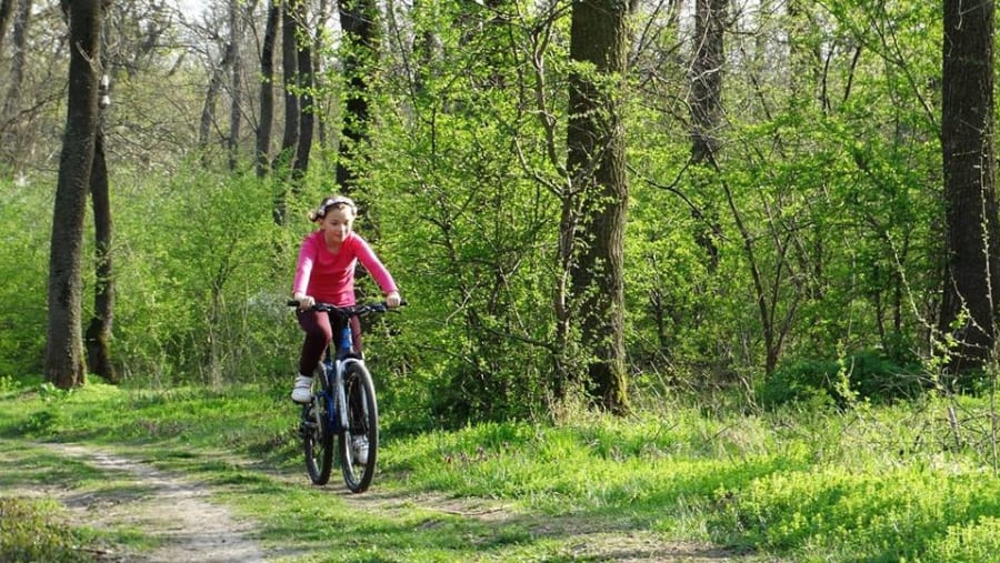 Biking through the Pension Monica and Geza Plains