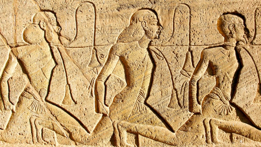 Inscriptions on Ramesseum Temple