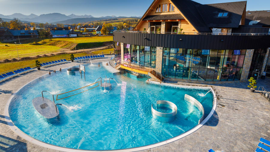 Relax in the thermal pools