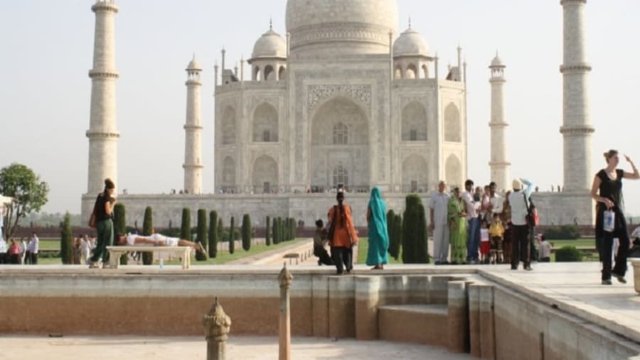 Visit the beautiful Taj Mahal