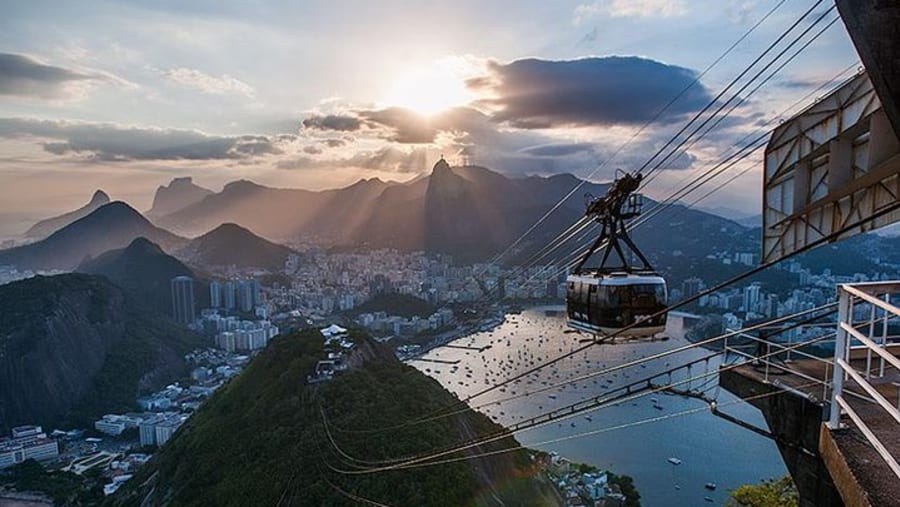 Enjoy the cable car ride