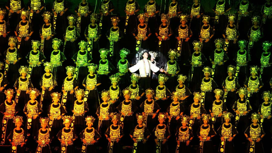 Fox Fairy Show A Area Ticket with Private Transfer in Zhangjiajie City
