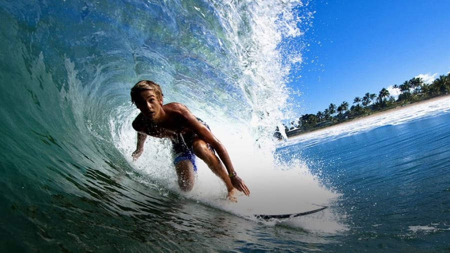 Enjoy surfing at the Hikkaduwa Beach
