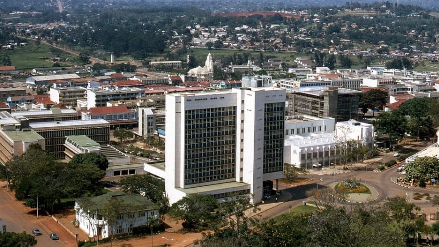View of Kampala