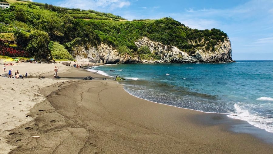 The beach