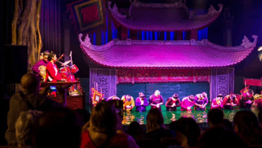 Water Puppet Show in Hanoi