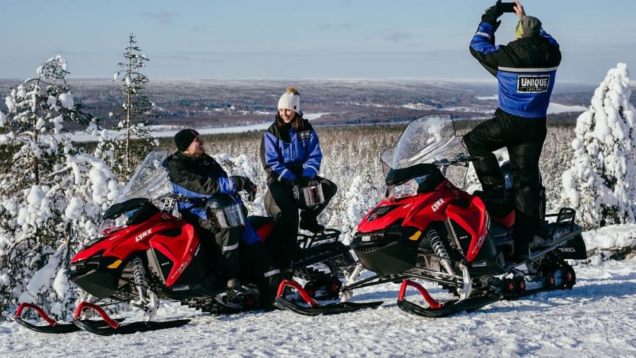 Snowmobiling