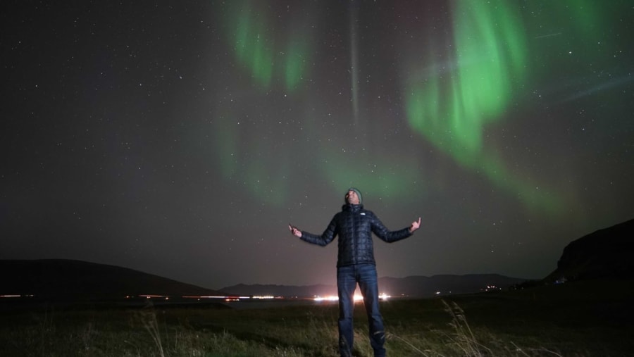 Northern Lights in Reykjavik