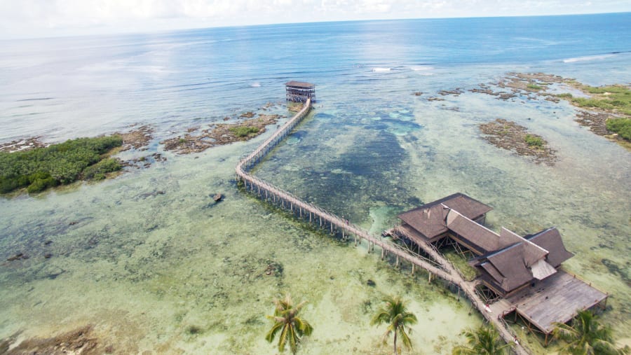 Aerial View of Siargao Island