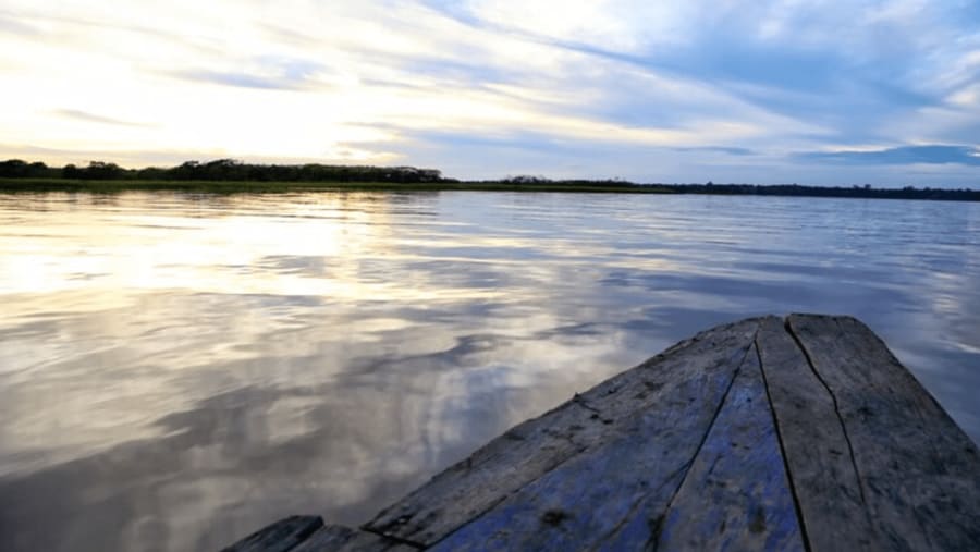 Boating on the Amazon River