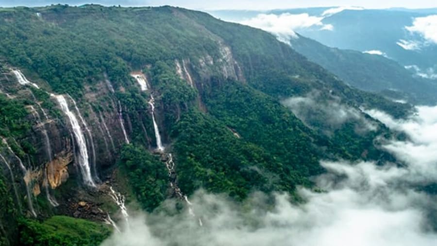Seven Sisters Falls, Meghalaya