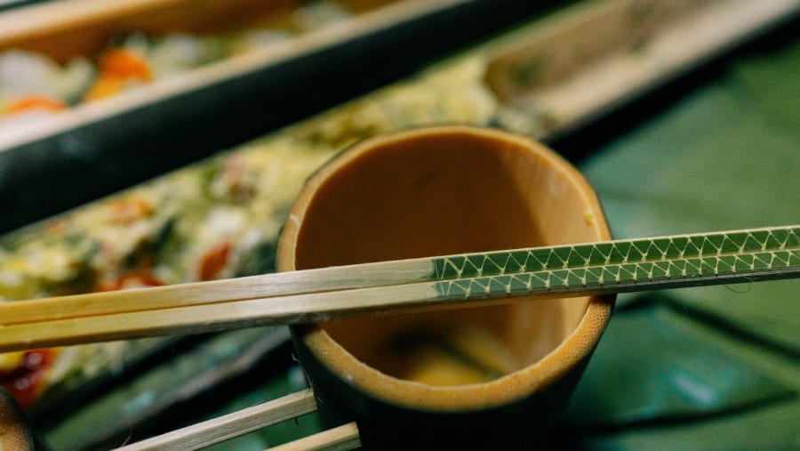 Traditional cuisines of this nature trek